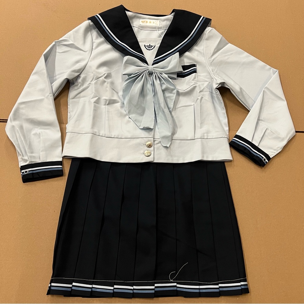Navy and baby blue Sailor School Uniform